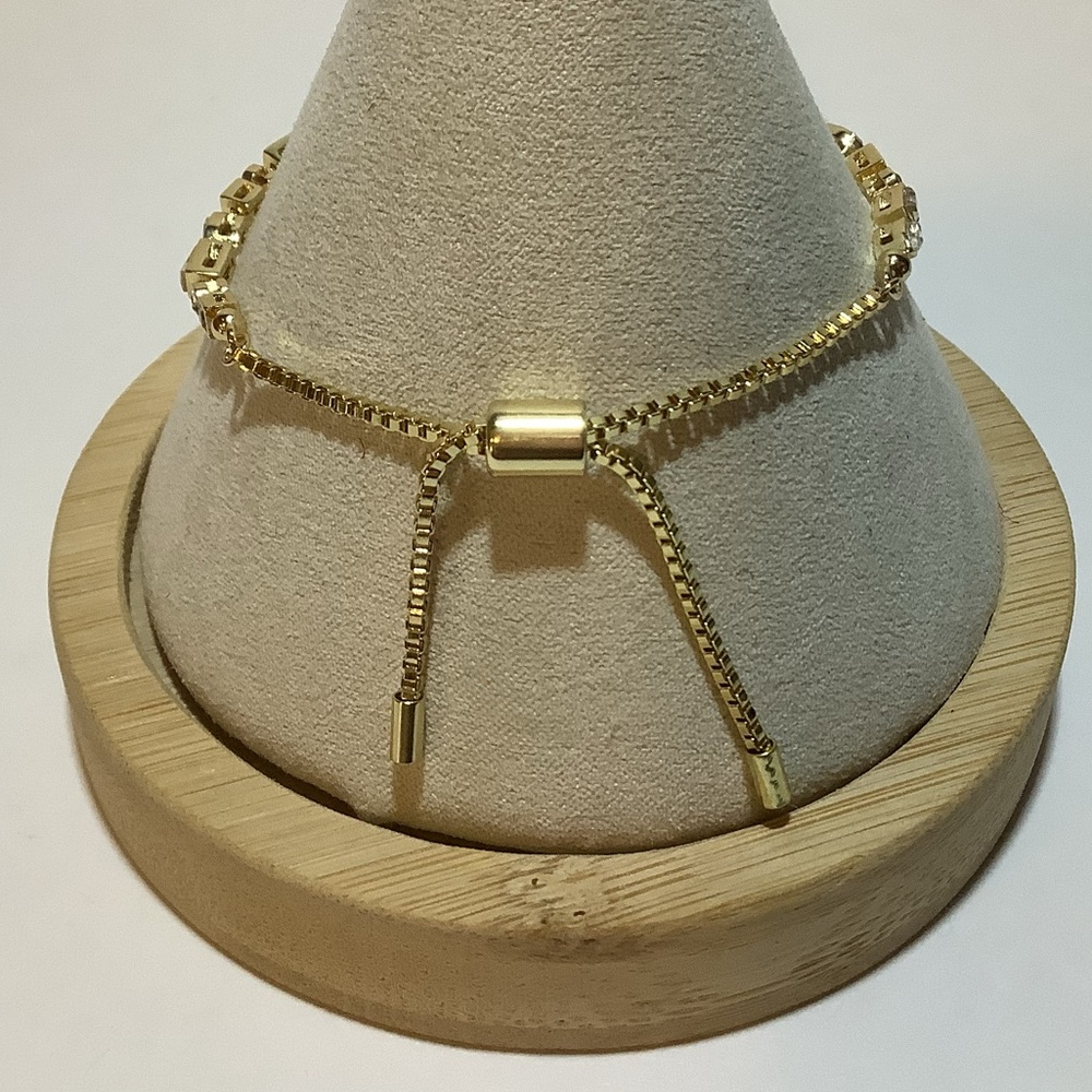 BaubleBar Kayden Adjustable Pull Tie Bracelet New - Picture 3 of 5